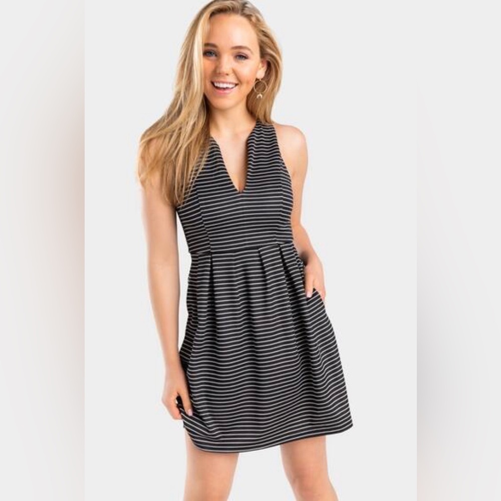 Francesca’s- Stella Stripe Flare Dress ✨ NWT